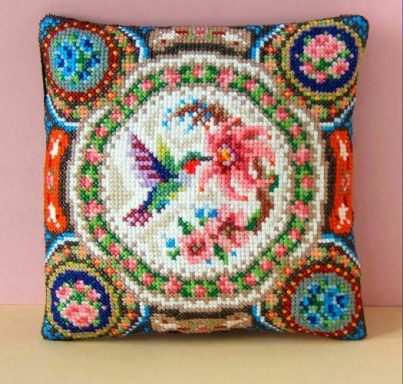 Hummingbird Cross Stitch Kit by Sheena Rogers Designs
